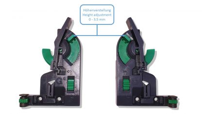 GRESS Dynamoov Tipmatic (skyv for å åpne) skuffeglider Treskuffer kan forlenges helt med 3-D justeringsmuligheter. 1 par skuffesleider inkludert koblinger - Bilde 4
