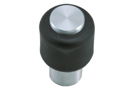 Håndtak for møbelknott av myk aluminiumslegering og elastomer av høy kvalitet, Finish: Svart, 25 mm (1″), FS-06-S. Elastisk håndtak i aluminium og gummi for skuff, møbeldør, kjøkkenskap og mye mer, fra Sugatsune / LAMP® (Japan) - Bilde 3