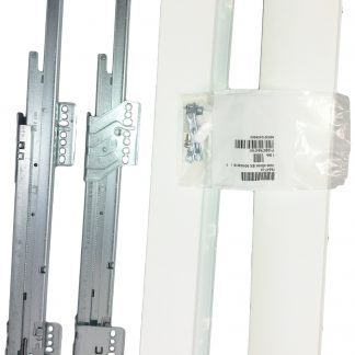 GRASS skuffesett Nova Pro Deluxe full uttrekk, dempet, synkronisert, 40kg, høyde 90 mm - Hvit, 500