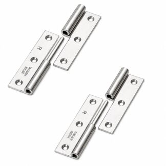 2 deler høykvalitets skjermhengsel, B-1004-1-R, høyde: 75 mm, fra TAKIGEN, lastekapasitet: 15 kg (34 lbs), versjon: høyre. Produktbilde 