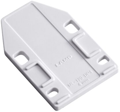 4 stk avstandsplate, laget av polyacetal, overflate: hvit, 70 mm (2-3/4"), ML-120-DP4-WT. Kompenseringsplate for magnetiske snaplåser ML-120BR, ML-120W og ML-120BL fra Sugatsune, fra Sugatsune / LAMP® (Japan) - Bilde 4