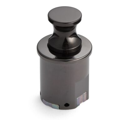Høykvalitets snaplukking med håndtaksfunksjon, laget av sinklegering, overflate: svart nikkel, PKL-08/BN og PKLB. Solid trykknapp for campingvogn, yacht og mye mer, av Sugatsune / LAMP® (Japan) - Bilde 5