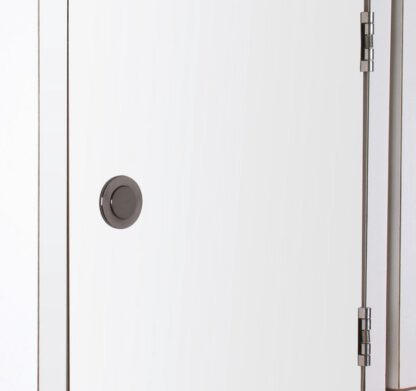 Høykvalitets karabinlukk med håndtaksfunksjon, laget av sinklegering, overflate: forkrommet, PKL-08/CR og PKLB. Solid trykknapp for campingvogn, yacht og mye mer, av Sugatsune / LAMP® (Japan) - Bilde 7
