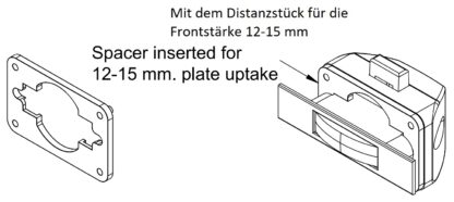 Trykknapp av høy kvalitet med soft-close og håndtaksfunksjon, laget av zamak, overflate: svart, design: rektangulær, 14.03.043-0. Solid trykknapp for campingvogn, yacht, privatfly og mye mer, av SISO Denmark - Bilde 8
