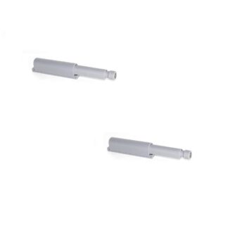 2 stk elegant trykknapp, overflate: grå, 62 mm (2-7/16"), versjon: magnetisk, 2033921. Solid push-to-open-lukking for møbeldører, skapdører, klaffer og mye mer, fra EMUCA