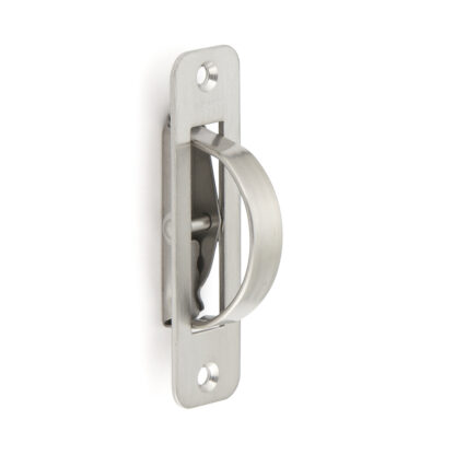 SUS304 sammenleggbart håndtak i rustfritt stål, 90 mm (3,6 tommer) HR-90RS. Roterbart sammenleggbart håndtak i rustfritt stål laget av rustfritt stål V2A, satengmatt, for inspeksjonsklaff, inspeksjonsdør, vedlikeholdsdør, fuktig miljø, skip, campingvogn a - Bilde 3