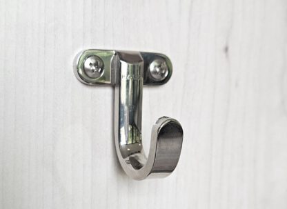 Høy kvalitet rustfritt stål krok for veggmontering, laget av solid rustfritt stål, 45 mm (1.8 "), KB-H-35. Veggkroker i rustfritt stål for fuktig miljø, utendørs, skipsbygging og mye mer, av Sugatsune / LAMP® (Japan) - Bilde 3