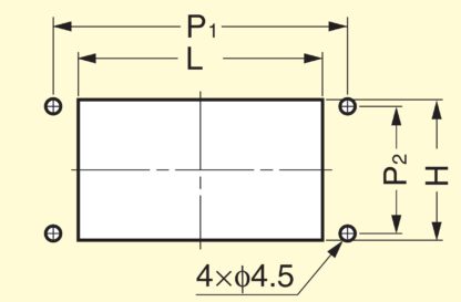 Eksklusiv håndtakkopp i rustfritt stål SUS304, 138 mm (5-7/16") HH-FC-1M. Håndtaksskall i rustfritt stål laget av rustfritt stål V2A, speilpolert, for skuffer, skap, fuktige miljøer, skip, maskiner, enheter fra Sugatsune / LAMP® (Japan) - Bilde 3