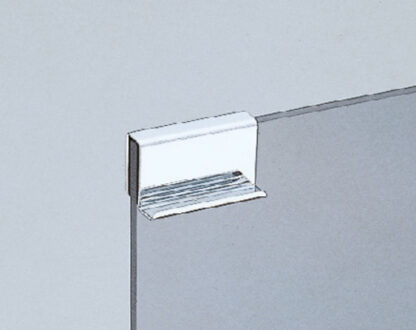 Motplate for glasstykkelse 5 mm (13/64"), med håndtaksfunksjon, overflate: forkrommet, 40 mm (1-37/64"), K-150CR. Motstykke til vitrinedør, magnetisk fluesnapper og mye mer, av Sugatsune / LAMP® (Japan) - Bilde 4