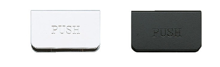 Motplate for glasstykkelse 5 mm (13/64"), laget av stål, overflate: forkrommet, 40 mm (1-37/64"), K-130CR. Motstykke til vitrinedør, magnetisk fluesnapper og mye mer, av Sugatsune / LAMP® (Japan) - Bilde 3