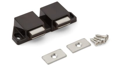 bordplate, overflate: brun, 25 mm (63/64"), versjon: med 2 stempler, ML-30WBR. Dobbel døråpner for møbeldører, skapdører og mye mer, av Sugatsune / LAMP® (Japan) - Bilde 4
