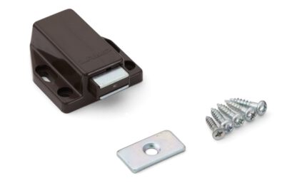 motplate, overflate: brun, 38 mm (1-1/2"), ML-80BR. Push-to-open døråpner for møbeldører, skapdører og mye mer, av Sugatsune / LAMP® (Japan) - Bilde 5