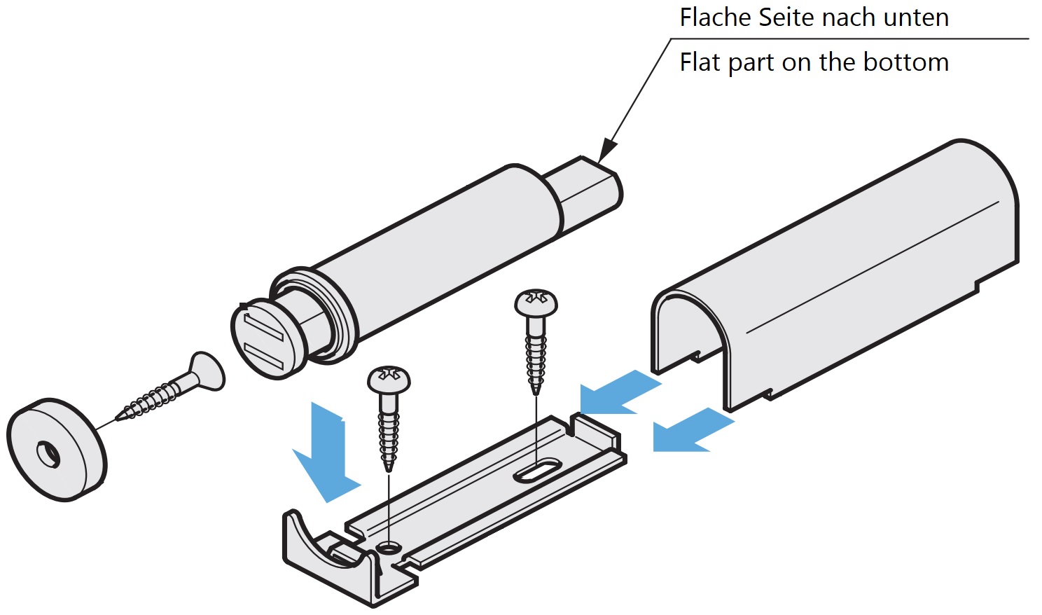 2 stk magnetiske snaplåser med hus i rustfritt stål, inkl. Push-to-open døråpner for møbeldører, skapdører, skapklaffer og mye mer, av Sugatsune / LAMP® (Japan) - Bilde 3