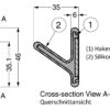 Sterk magnetisk krok, belagt med silikon, overflate: grønn-gul, 46 mm (1.9"), PXB-GN05M-101-GY.
Silikonkroker for kjøleskap, magnettavle, nøkkelvegg, skap, metallskap, metallvegg og mye mer, av Sugatsune / LAMP® (Japan) - Bilde 2