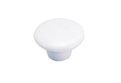 Høykvalitets keramisk møbelhåndtak, overflate: hvit, 26 mm (1,1 tommer) 231F. Keramisk knott for skuff, møbeldør, kjøkkenskap og mye mer, fra Sugatsune / LAMP® (Japan) - Bilde 3