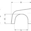Håndtak til møbelknott av sinklegering av høy kvalitet, finish: messing, speilpolert, 16 mm (0,7 tommer) MKZ-15PB. Håndtaksknapp i sinklegering for skuff, møbeldør, kjøkkenskap, kontorskap og mye mer av Sugatsune / LAMP® (Japan) - Bilde 2