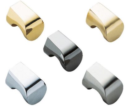 Håndtak til møbelhåndtak av sinklegering av høy kvalitet, finish: Forkrommet, 21 mm (0,9 ″) MKZ-21CR. Håndtaksknapp i sinklegering for skuff, møbeldør, kjøkkenskap, kontorskap og mye mer av Sugatsune / LAMP® (Japan) - Bilde 3
