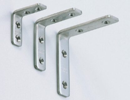 2 stk korrosjonsbestandig robust monteringsbrakett, laget av solid rustfritt stål, lastekapasitet: 8 kg, overflate: blank polert, 60 mm (2,4"), SU-60M.
Hyllekraketter for hyller, hyller og mye mer, av Sugatsune / LAMP® (Japan) - Bilde 3