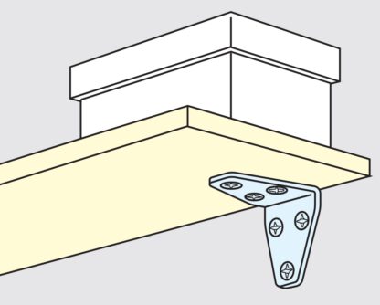 2 stk korrosjonsbestandig robust monteringsbrakett, laget av solid rustfritt stål, lastekapasitet: 16 kg, overflate: blank polert, SV-40M.
Hyllebraketter for skillevegger, hyller og mye mer, av Sugatsune / LAMP® (Japan) - Bilde 3