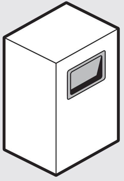 Høykvalitets rektangulær søppelklaff for vertikal installasjon, med myk lukking, laget av rustfritt stål, overflate: svart, 234 mm (9,3″), AZ-GD230-BL. Søppelklaff i rustfritt stål, for catering og mye mer, fra Sugatsune / LAMP® (Japan) - Bilde 12