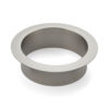 Høykvalitets deksel for avfallsbeholder, ringformet, Ø136 mm, for montering i benkeplate. Sugatsune / LAMP® (Japan) gjennomføring av søppelbøtte i solid rustfritt stål