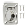 50 mm (2″) SUS304 ringformet sammenleggbart håndtak i rustfritt stål 980642. Ringformet sammenleggbart håndtak i rustfritt stål laget av rustfritt stål V2A, speilpolert, for inspeksjonsklaff, inspeksjonsdør, fuktig miljø, skip, campingvogn av Sugatsune / 