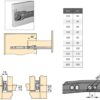 Rullesleider, delvis forlengelse, svartlakkert, RAL 9005, 300 mm (11,9″) E.T30C.30.BL. Rulleskuffeløpere av stål med delvis uttrekk, for treskuffer, uttrekkbare hyller, treskuffer, kjøkkenmøbler, kontormøbler, stuemøbler, fra EMUCA - Bilde 6