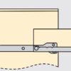 Rullesleider, delvis forlengelse, lakkert svart, RAL 9005, 450 mm (17,8 tommer). Styreskinner i stål med delvis uttrekk, for treskuffer, uttrekkbare hyller, treskuffer, kjøkkenmøbler, kontormøbler, stuemøbler, fra EMUCA - Bilde 7