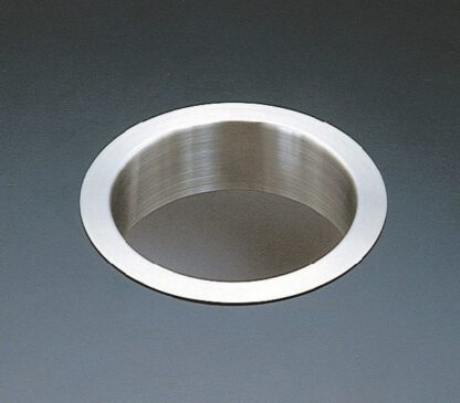 Rund avfallsavfall av høy kvalitet, laget av rustfritt stål, overflate: satengmatt, 300 mm (11,9"), AN-DH028-HL. Rustfritt stålavfallsavfall, for systemcatering, butikkinnredning, catering, medisinsk sektor og mye mer, av Sugatsune / LAMP® (Japan) - Bilde 6