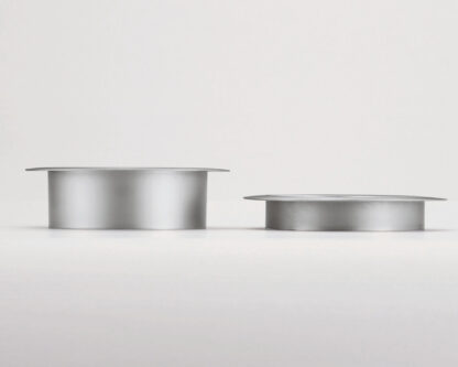 Rund avfallsavfall av høy kvalitet, laget av rustfritt stål, overflate: satengmatt, 300 mm (11,9"), AN-DH028-HL. Rustfritt stålavfallsavfall, for systemcatering, butikkinnredning, catering, medisinsk sektor og mye mer, av Sugatsune / LAMP® (Japan) - Bilde 5