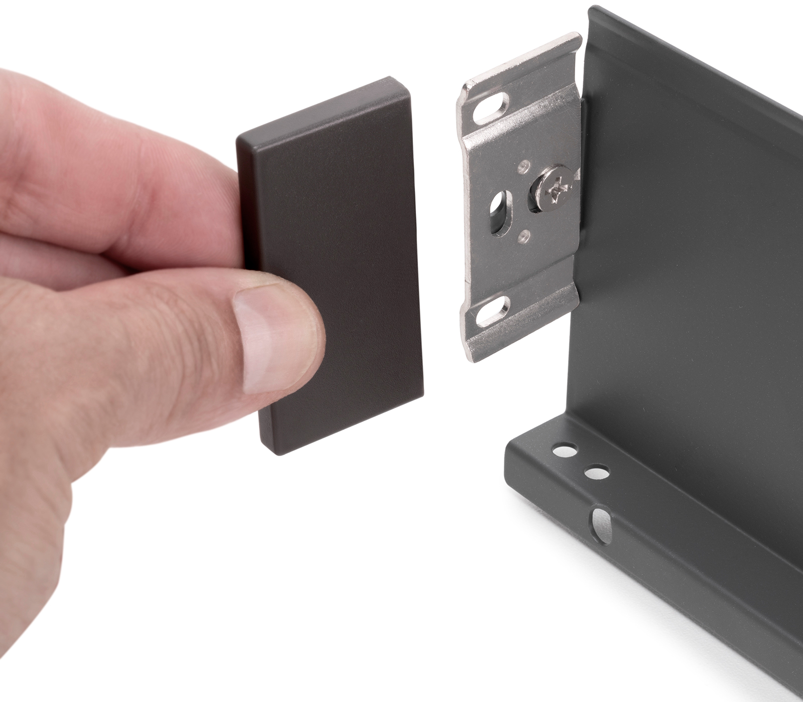 Skuffesett, med ekstra tynne rammer, høyde: 88 mm (3-15/32"), flate: antrasittgrå, 300 mm (11-13/16"), versjon: full utvidelse med myk lukking, 3275035 skuffsett for kjøkkenmøbler og mye mer, fra EMUCA - Bilde 7