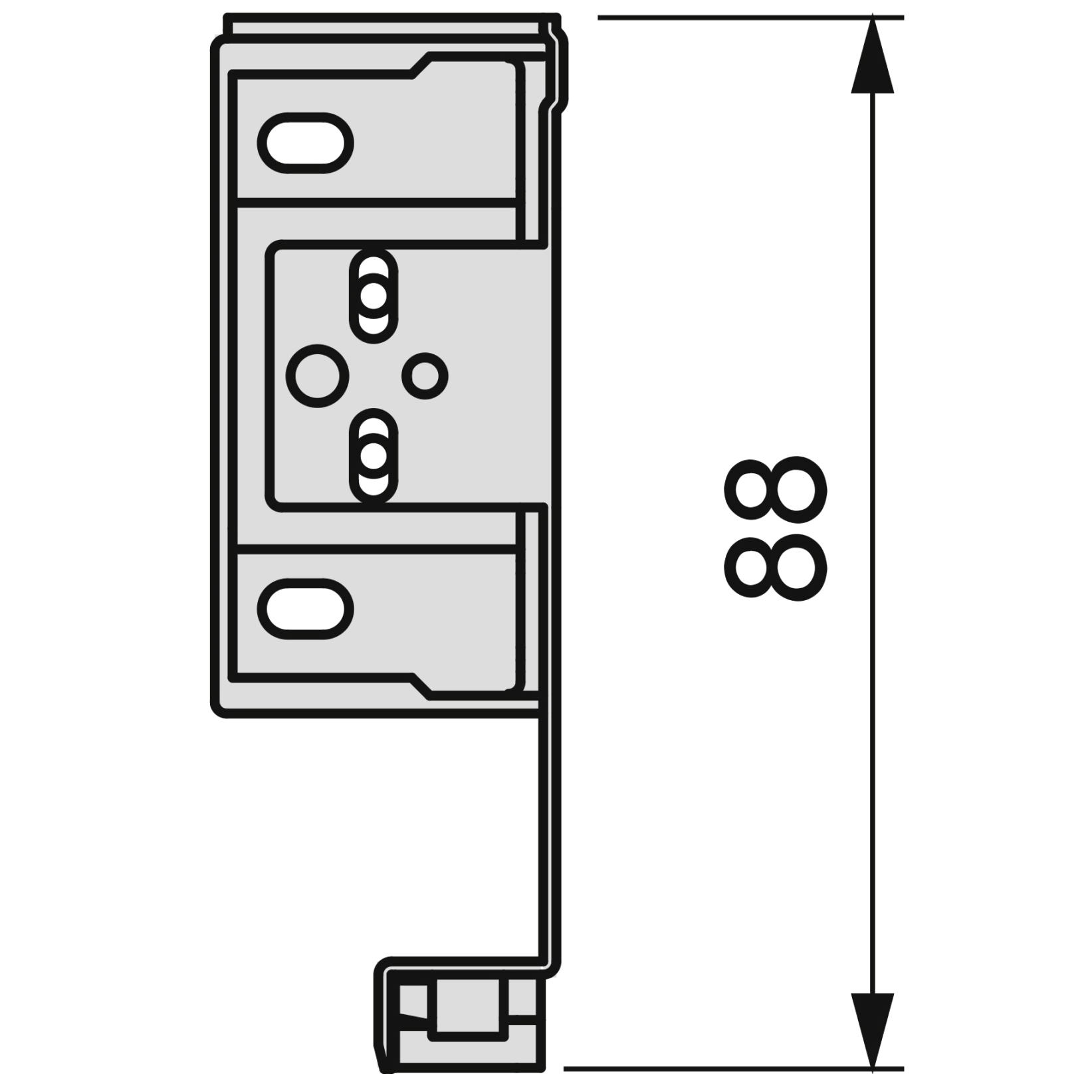 Skuffesett, med ekstra tynne rammer, stammehøyde 88 mm (3-15/32"), overflate: hvit, 300 mm (11-13/16"), versjon: delvis uttrekk med soft-close, 3275012. Praktisk skuffesett for kjøkkenmøbler og mye mer, fra EMUCA - Bilde 5