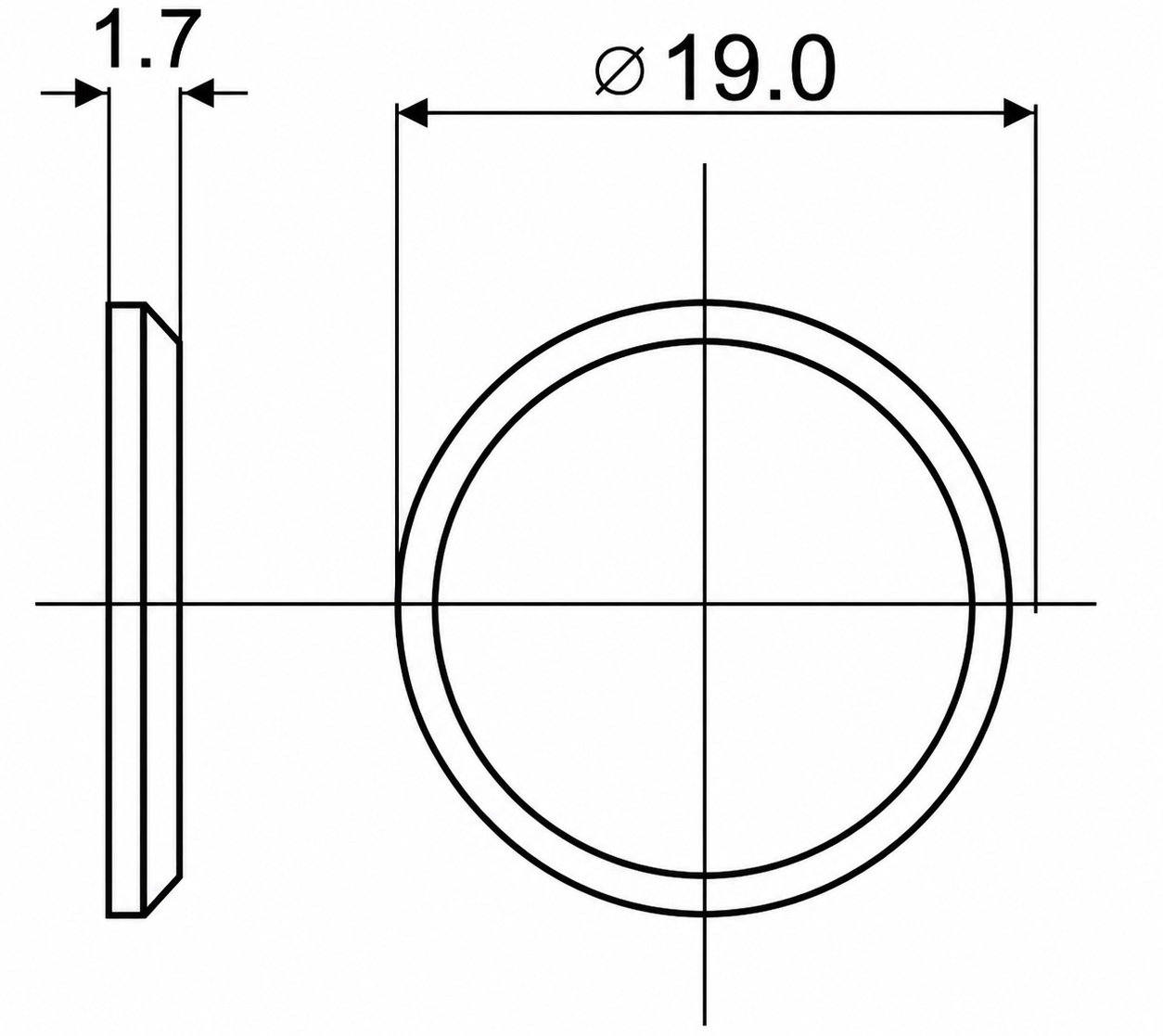 10 stykker selvklebende motplate, overflate: nikkelbelagt, ⌀19 mm (3/4"), versjon: rund, 22.01.118. Høykvalitets motstykke for magnetiske låser og mye mer, fra SISO Danmark - Bilde 2