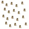 20 stk ekspansjonshylse av høy kvalitet med innvendig gjenge M6 for tre, laget av messing, 12 mm (15/32"), 8008202. Praktisk spredegjenginnsats for tredeler, møbelforbindelser og mye mer, fra EMUCA