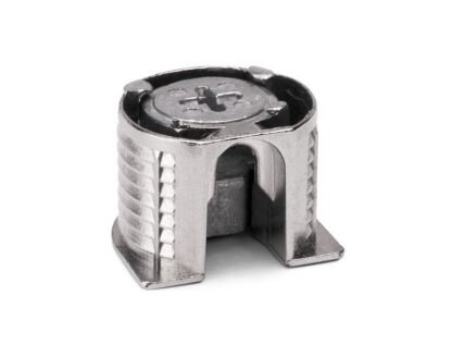 20 stykker stabil eksentrisk tilkobling ⌀20 mm med flens og klo ytre kappe for platetykkelse 19 mm (3/4"), laget av Zamak, 8070907. Robust eksentrisk kobling for møbeltilkobling og mye mer, av EMUCA - Bilde 4