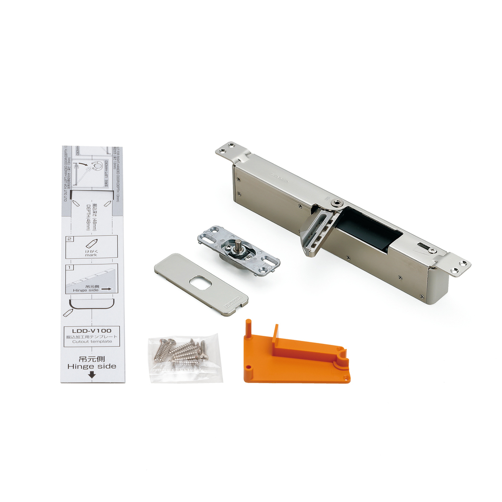 Dørdemper for tunge dører LDD-V100-NI-R, av Sugatsune / LAMP (Japan) - Bilde 2