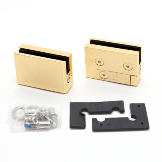 Glassdørhengsel, innfelt GS-GH5-GP, av Sugatsune / LAMP (Japan)