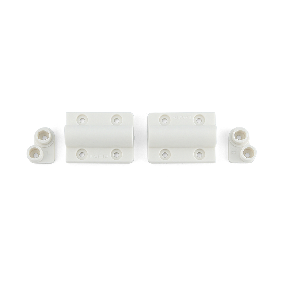 Mini hengsel, dempet, selvåpnende HG-JHS9-S-WT, av Sugatsune / LAMP (Japan)