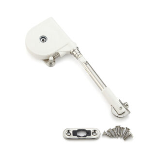 Myk klaffmontering, kortarm SDS-C100W TV, fra Sugatsune / LAMP (Japan)