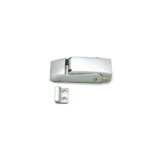 Vippelås, rustfritt stål, med fjær STF80, lengde: 80 mm, fra Sugatsune / LAMP (Japan)