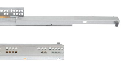 Gulvskinner, lastekapasitet: 30 kg (67 lbs), 500 mm (19-11/16"), versjon: fullt uttrekk med soft-close, 3124505. Høykvalitets gulvuttrekk for treskuffer, treskuffer, trehyller og mye mer, fra EMUCA - Bilde 4