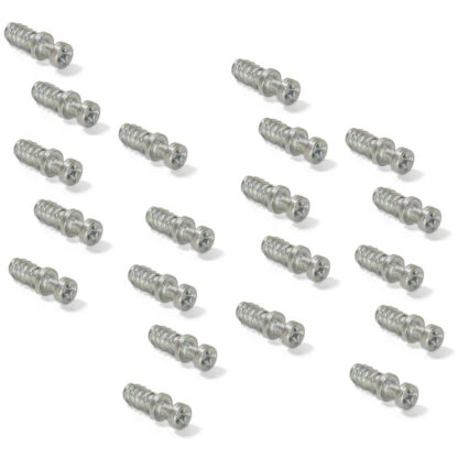 20 stykker robust koblingsbolt for boring ⌀6 mm, laget av Zamak, 11 mm (7/16"), 8083901. Robust eksentrisk stift for møbeltilkobling og mye mer, fra EMUCA