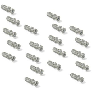 20 stk robust koblingsbolt for boring ⌀6 mm, laget av Zamak, 8 mm (5/16"), 8084001. Robust eksentrisk pinne for møbeltilkobling og mye mer, av EMUCA