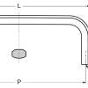 ZweiL® møbelhåndtak i rustfritt stål, 166 mm, ZL-2001-160. Møbelhåndtak laget av det fineste rustfritt stål V4A (SUS316) for eksklusivt interiørdesign og høykvalitetsmøbler fra Sugatsune / LAMP® (Japan) - Bilde 2