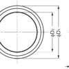 ZweiL® møbelknott i rustfritt stål for glassdør, 56 mm (2,3") ZL-2502-56. Høykvalitets, solid og elegant dørhåndtak for glassdører laget av det fineste rustfritt stål V4A (SUS316) for eksklusivt interiørdesign og høykvalitetsfasiliteter fra Sugatsune / LAMP® (Japan) - Bilde 3