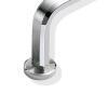 ZweiL®-brakett for møbelhåndtak i rustfritt stål for montering på glassdør, 16 mm, ZL-2301-2016. Brakett laget av det fineste rustfritt stål V4A (SUS316) for feste av rustfrie møbelhåndtak til glassdører for eksklusivt interiørdesign og høykvalitetsmøbler - Bilde 3